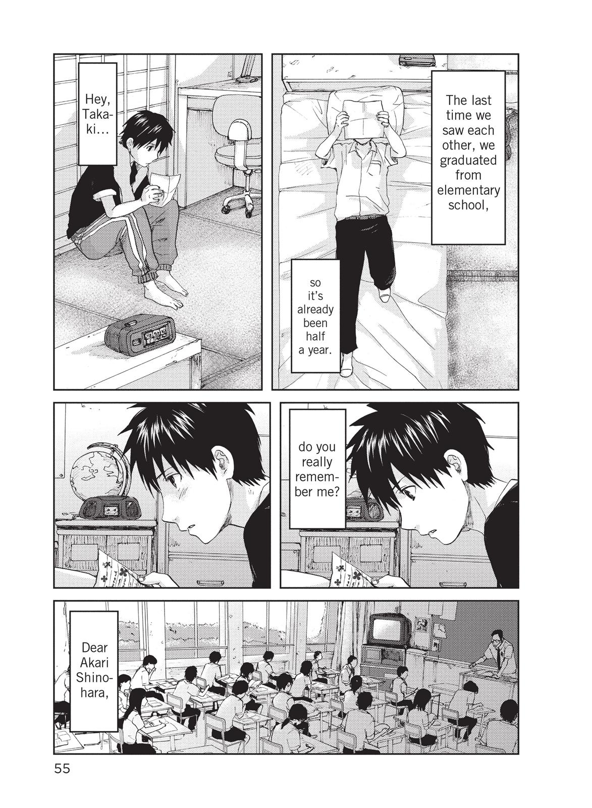 Read 5 Centimeters per Second EN Manga Online