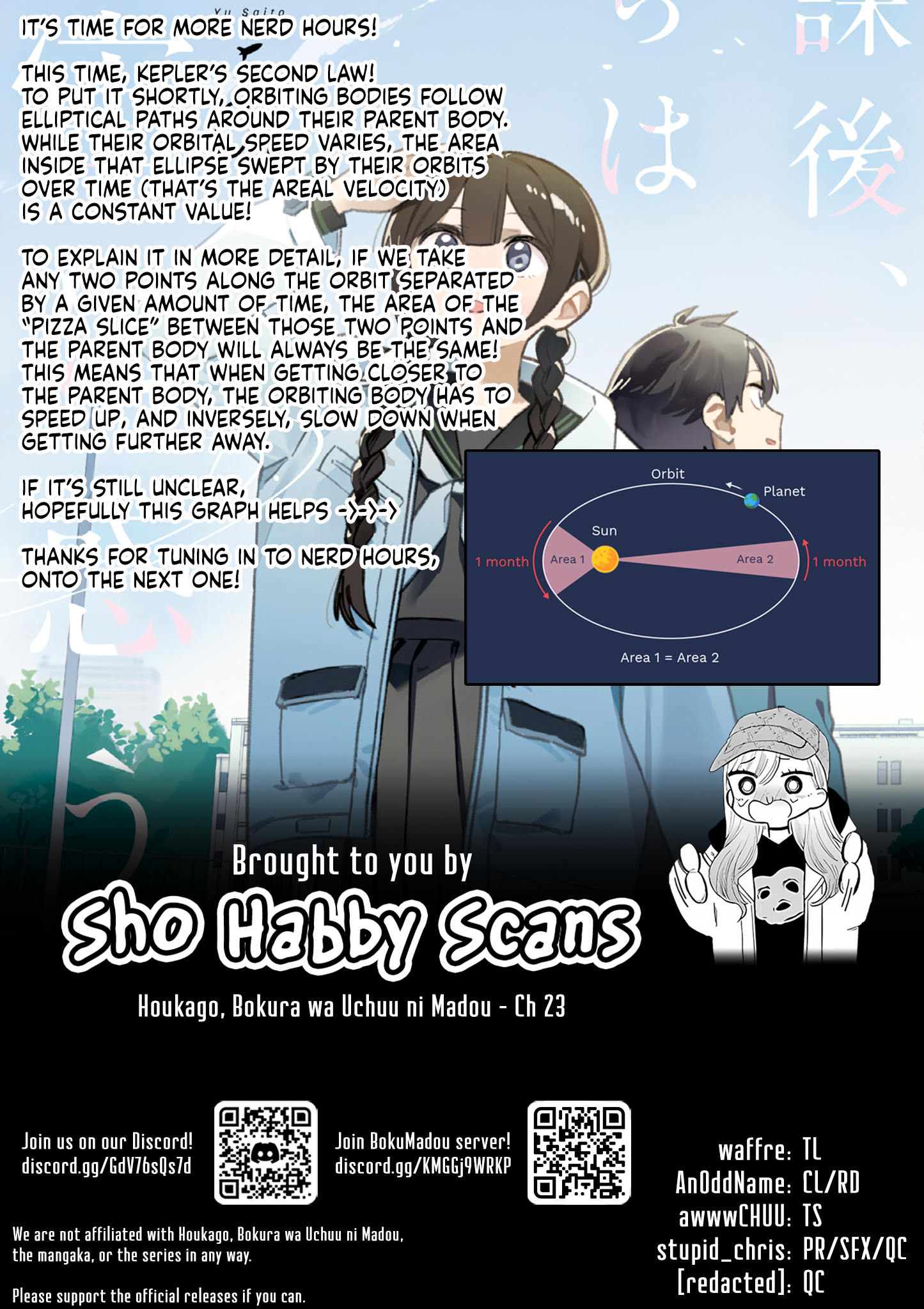 Read After School, We Wander in Space EN Manga Online