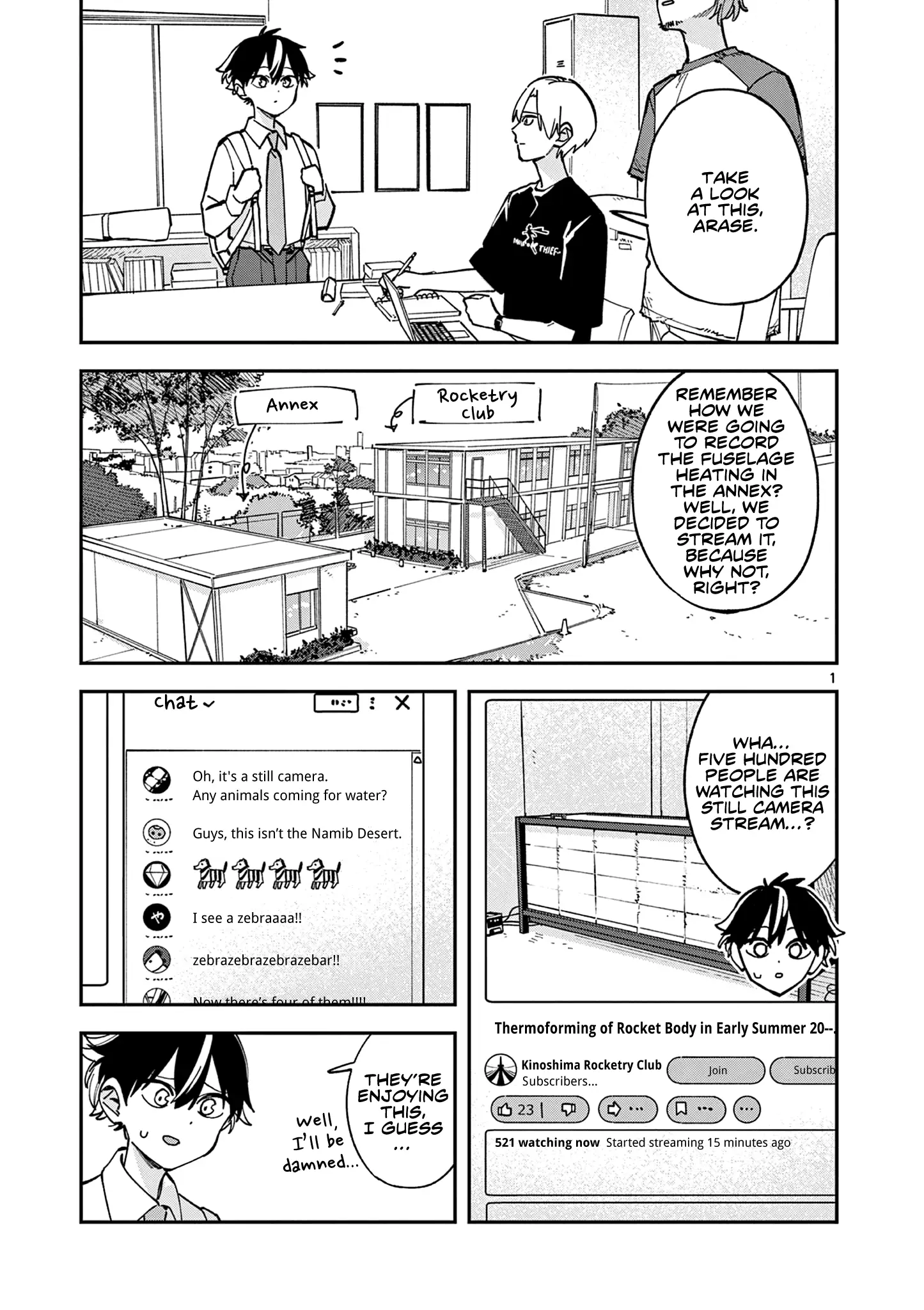 Read After School, We Wander in Space EN Manga Online