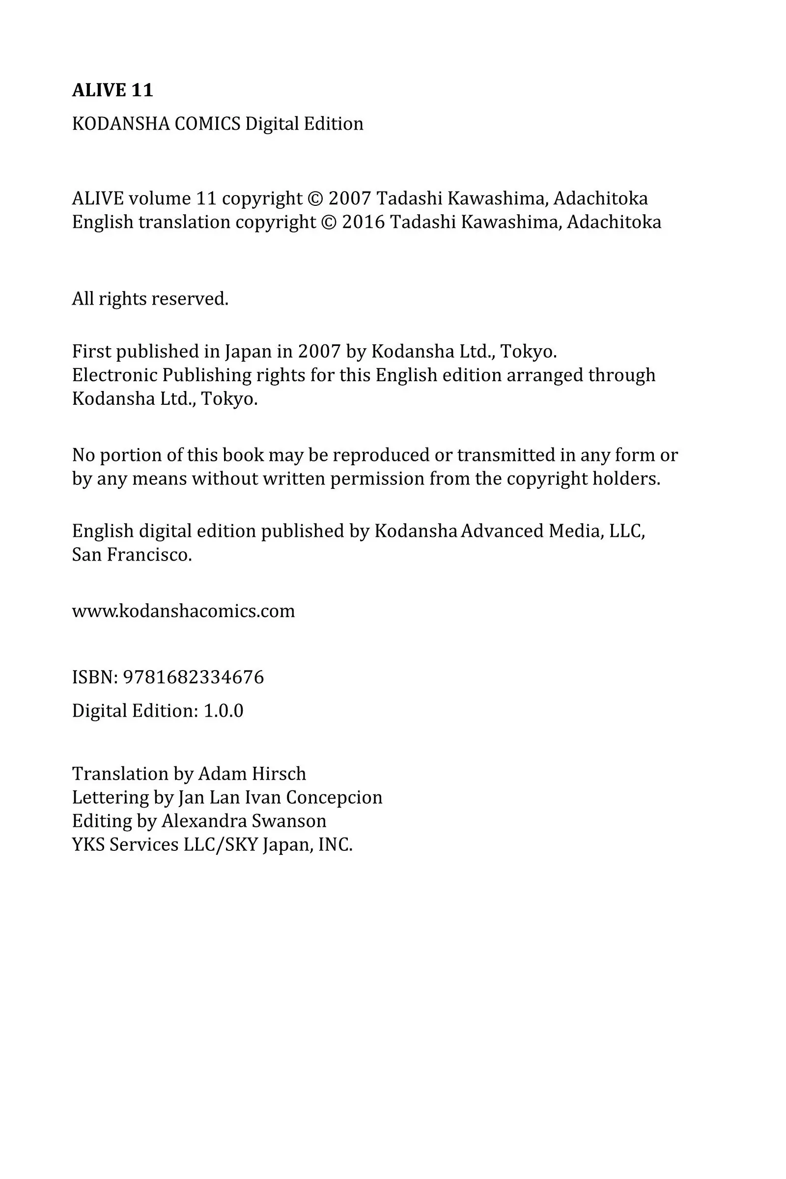 Read Alive The Final Evolution EN Manga Online