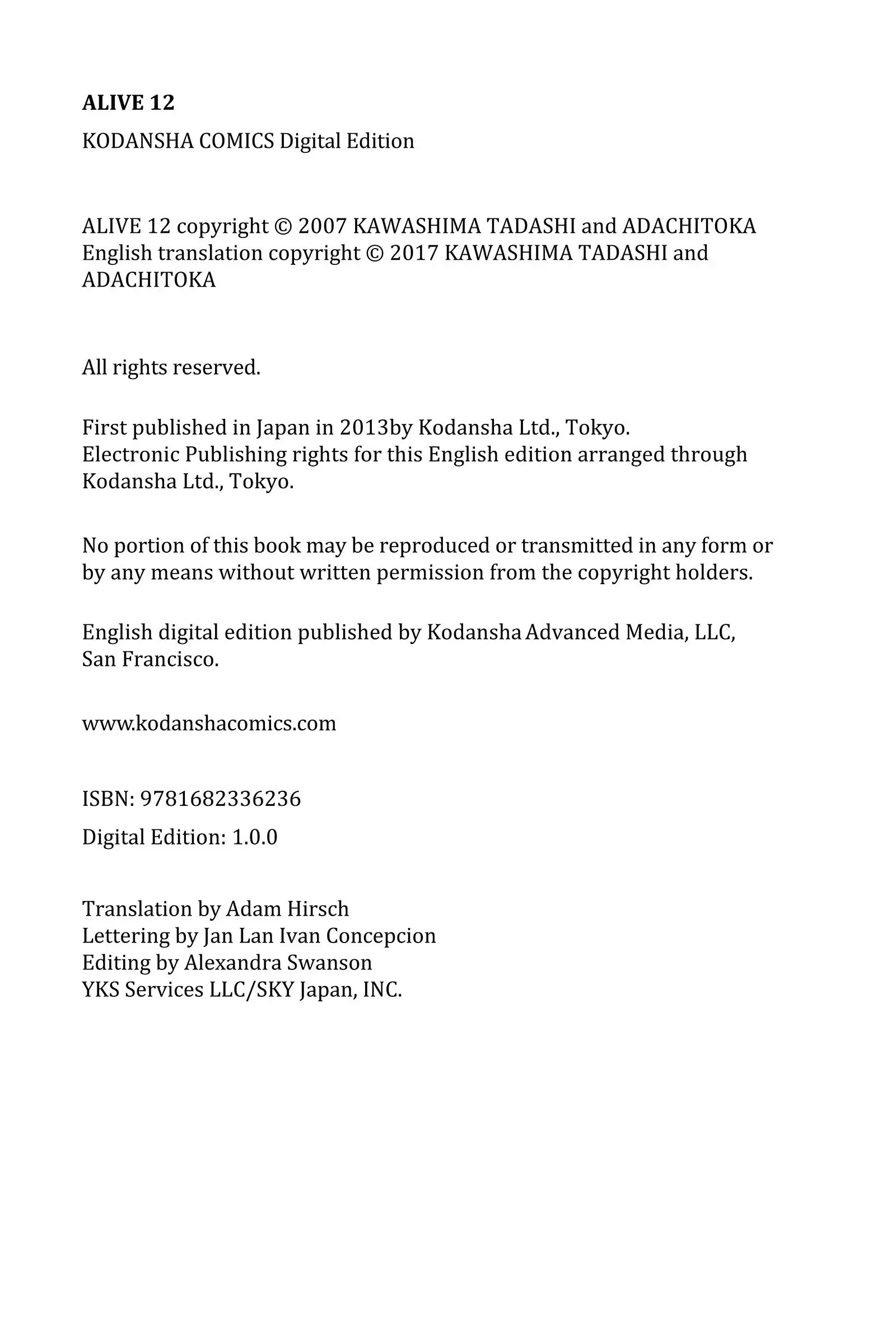 Read Alive The Final Evolution EN Manga Online