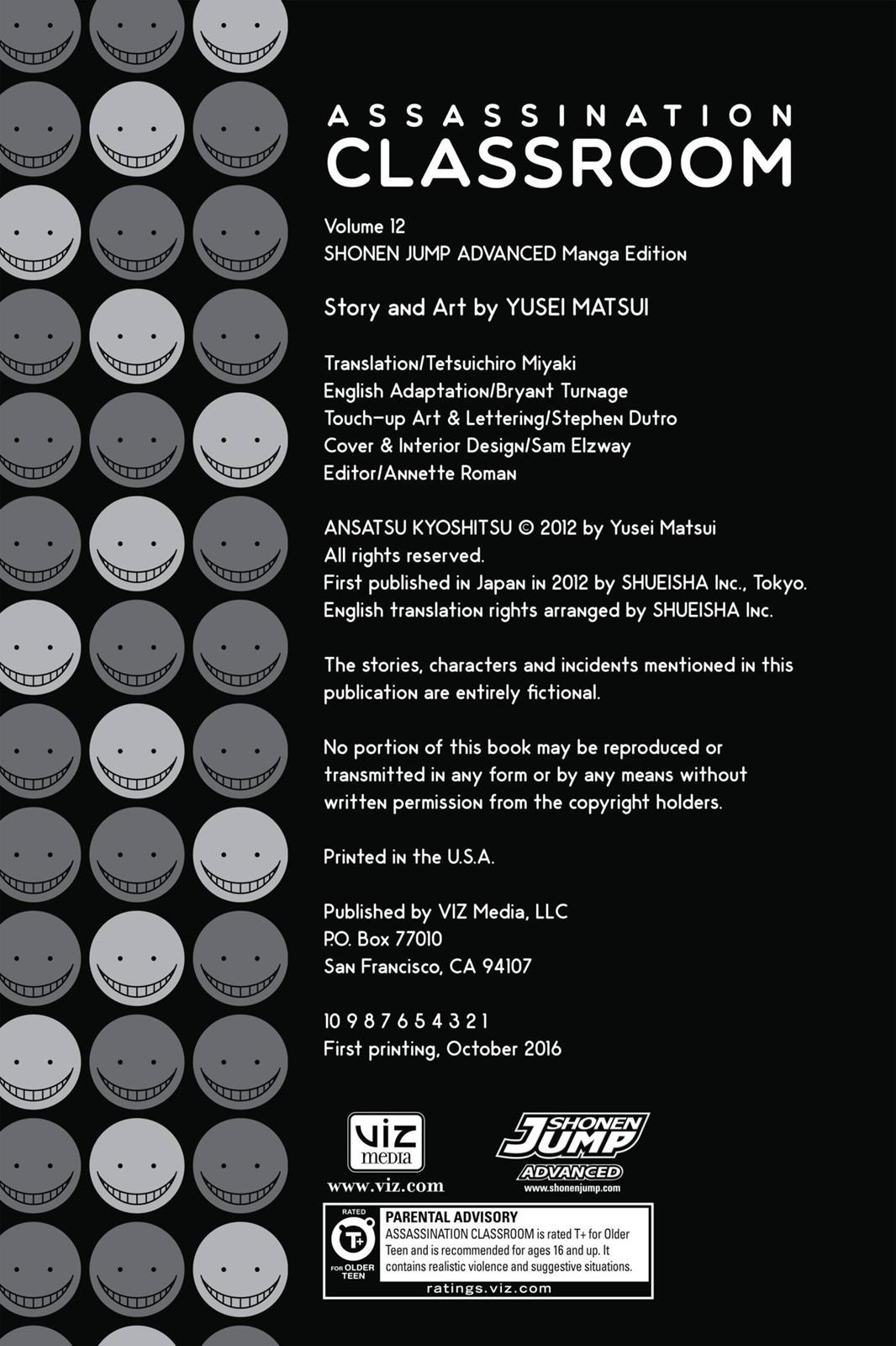 Read Assassination Classroom EN Manga Online