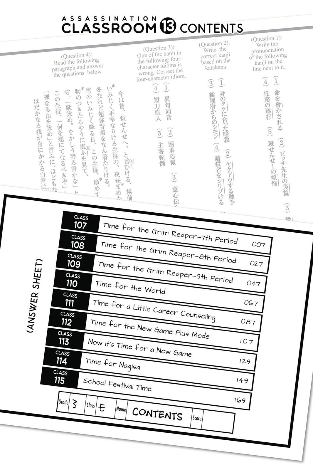 Read Assassination Classroom EN Manga Online