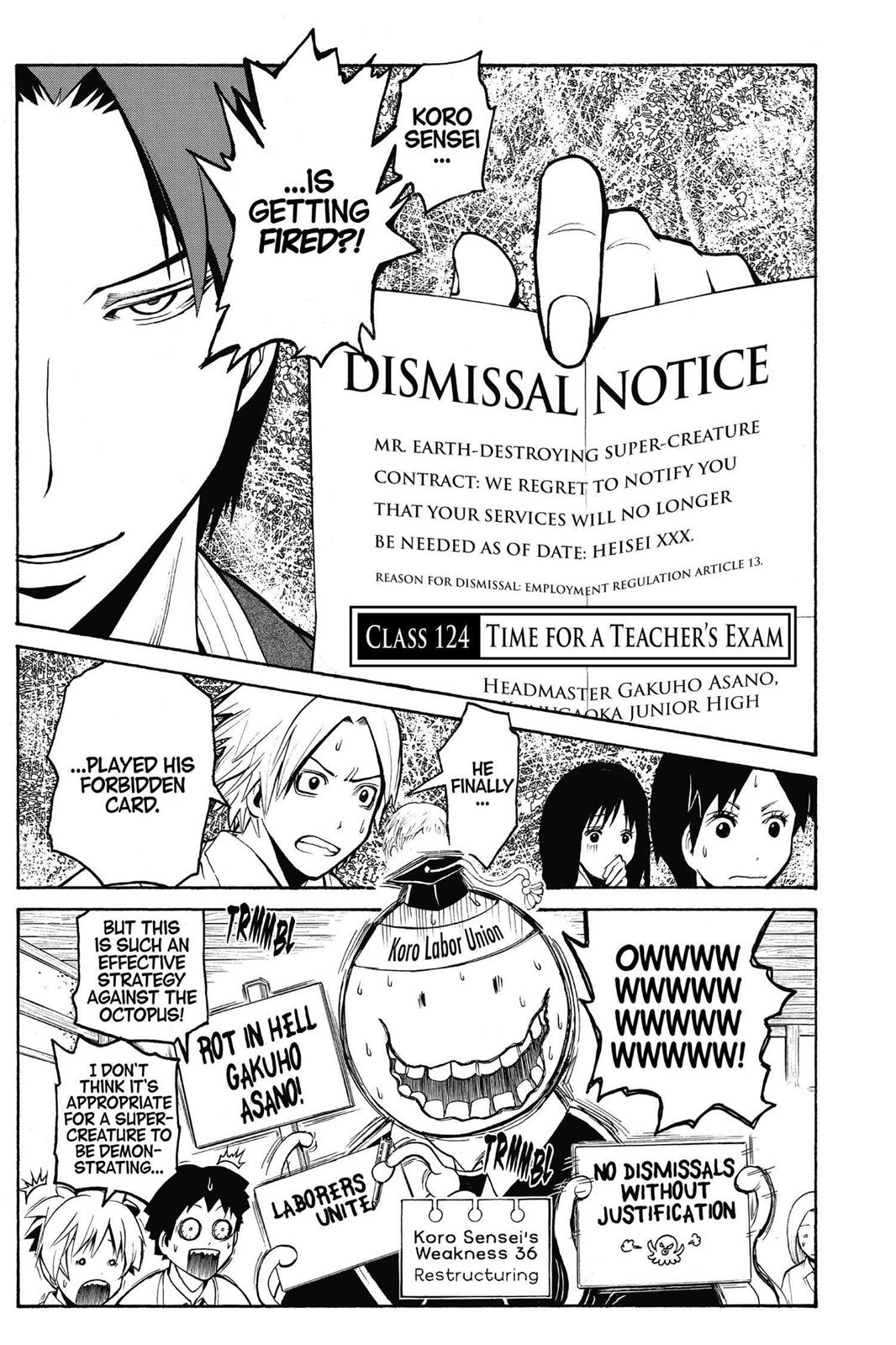 Read Assassination Classroom EN Manga Online