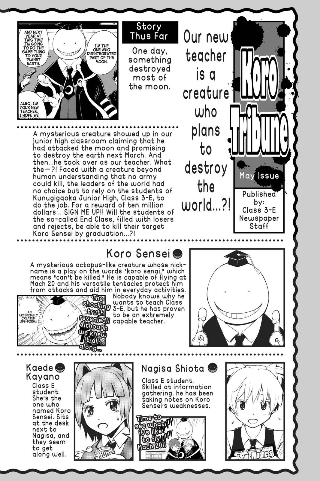 Read Assassination Classroom EN Manga Online