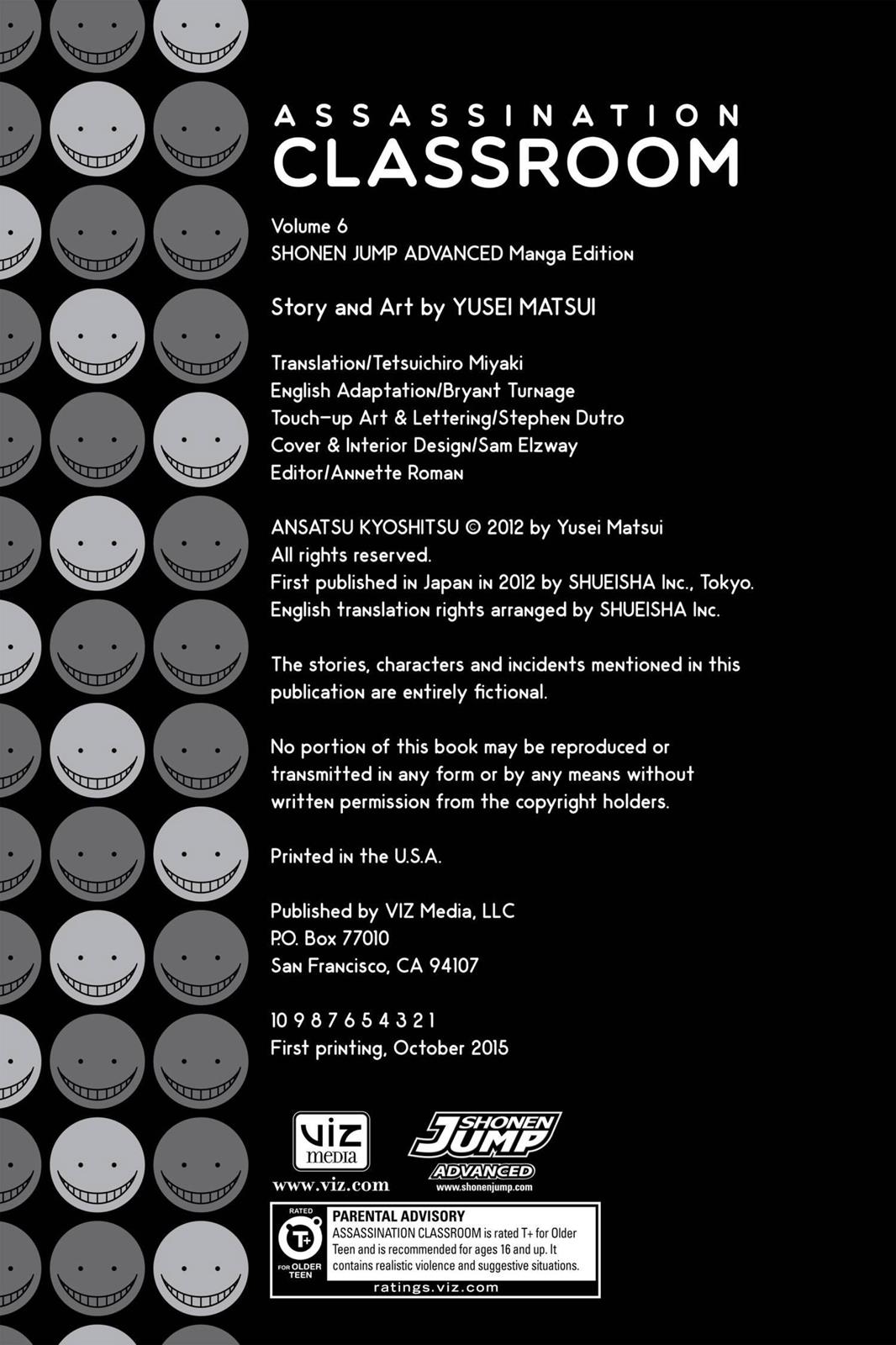 Read Assassination Classroom EN Manga Online