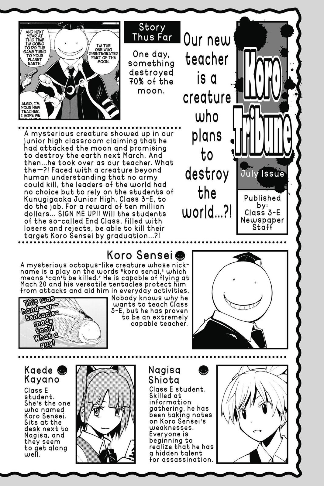 Read Assassination Classroom EN Manga Online