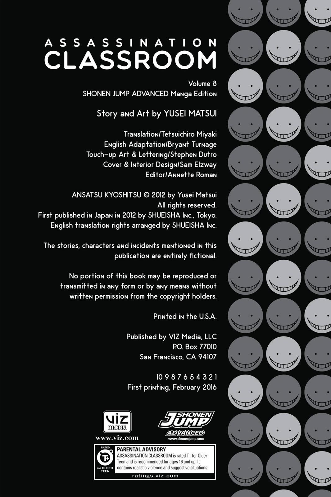 Read Assassination Classroom EN Manga Online