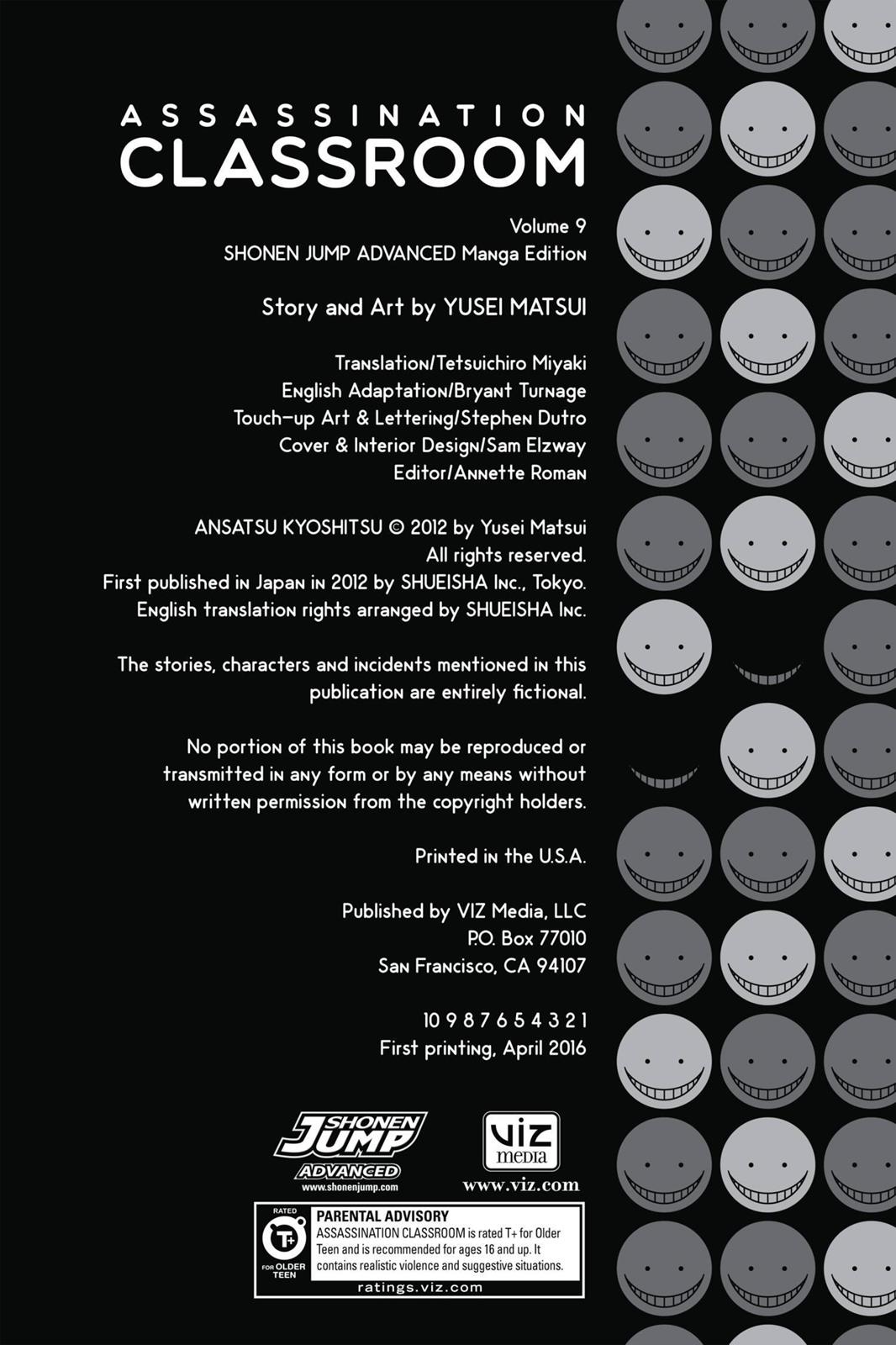 Read Assassination Classroom EN Manga Online