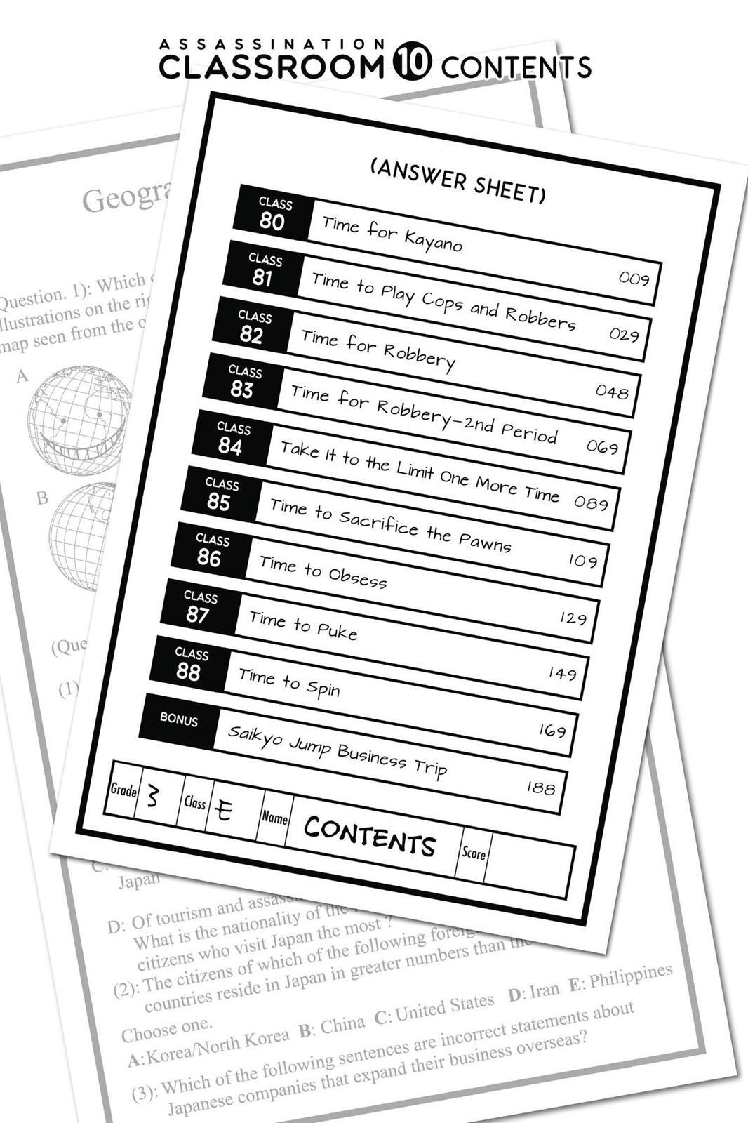 Read Assassination Classroom EN Manga Online