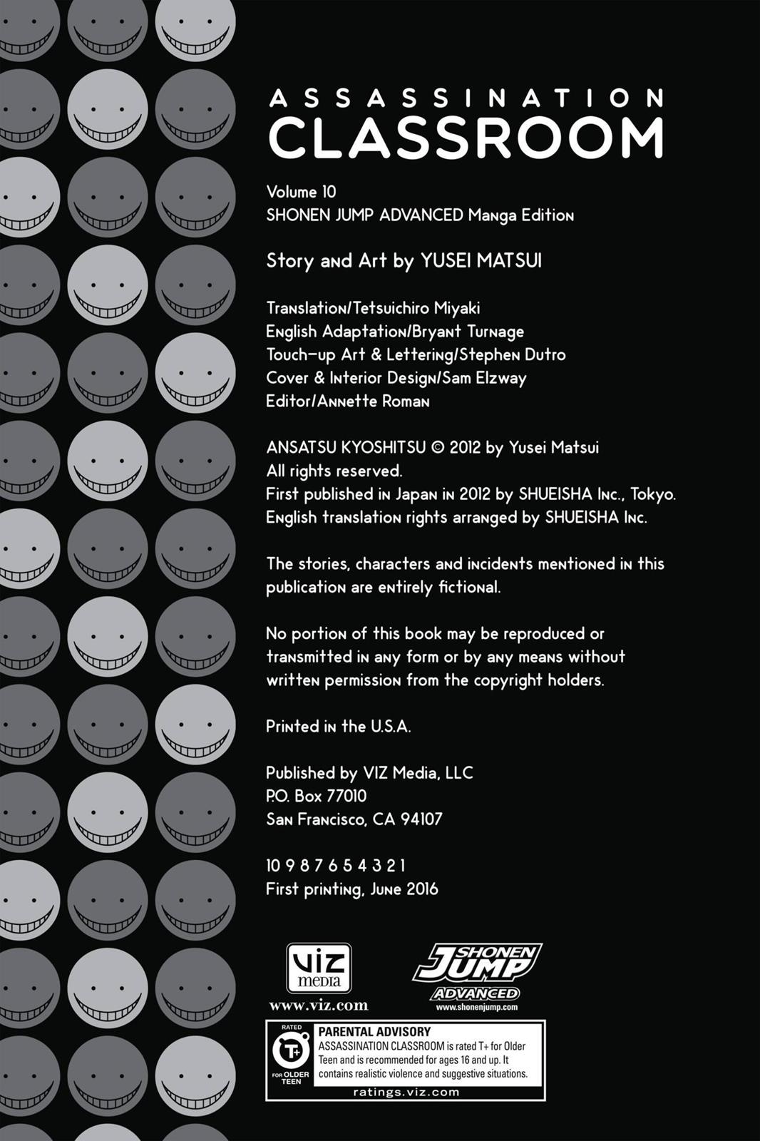 Read Assassination Classroom EN Manga Online