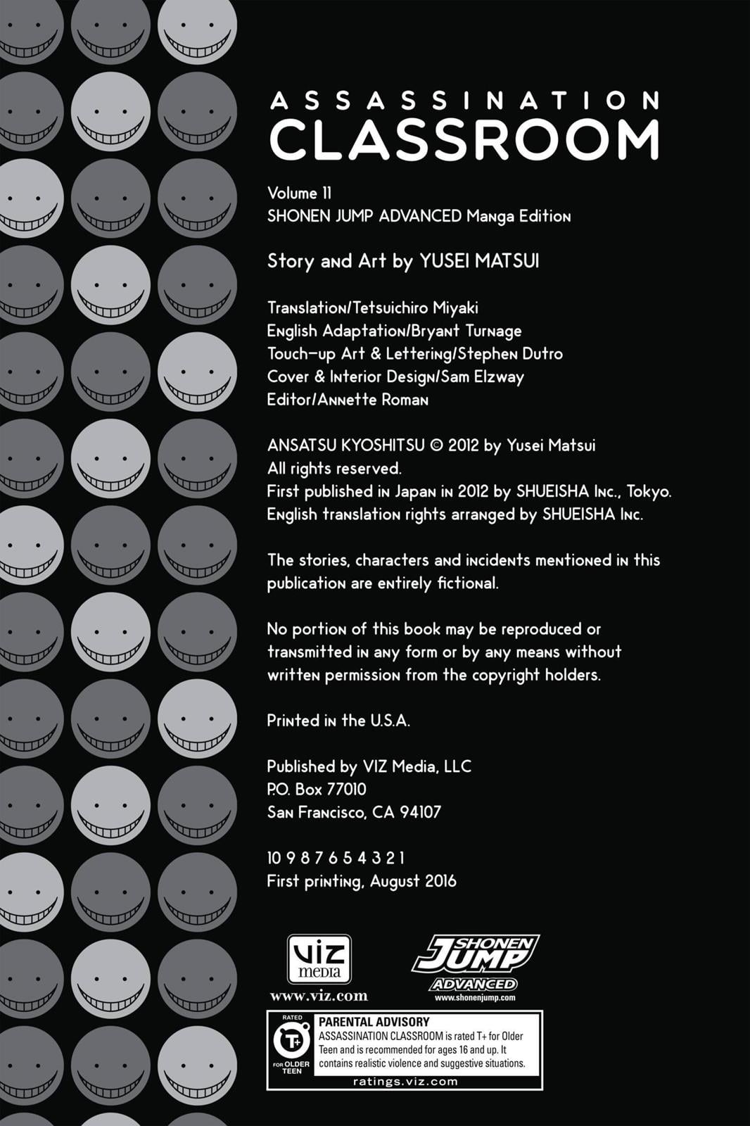 Read Assassination Classroom EN Manga Online