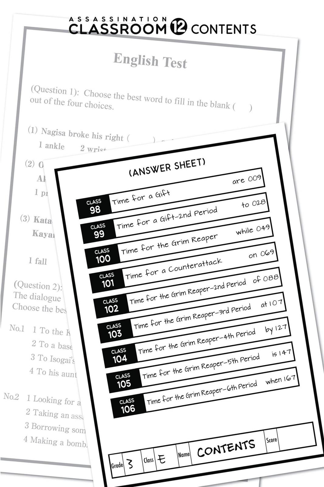 Read Assassination Classroom EN Manga Online