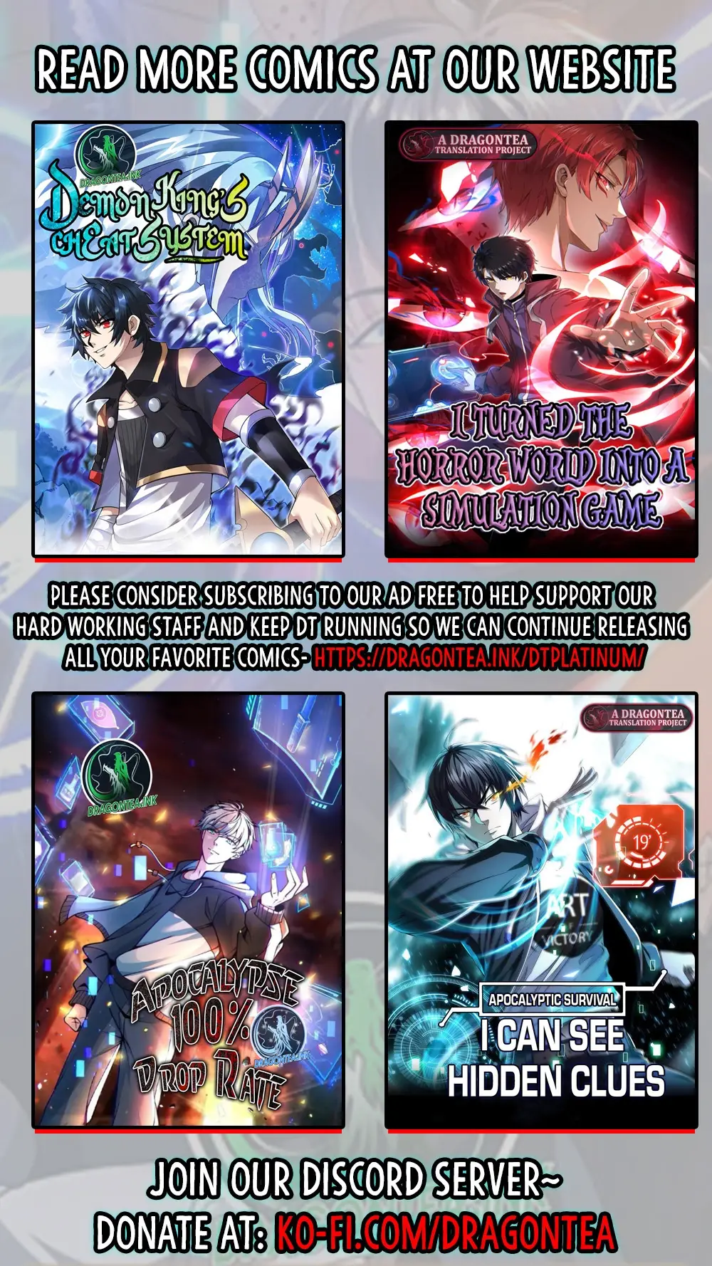 Read Bei Caiyuan Hou Huo Yiwan Xitong, Wo Duzi Shengji EN Manga Online