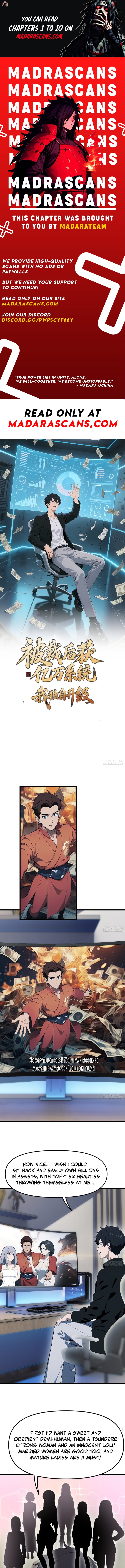 Read Bei Caiyuan Hou Huo Yiwan Xitong, Wo Duzi Shengji EN Manga Online