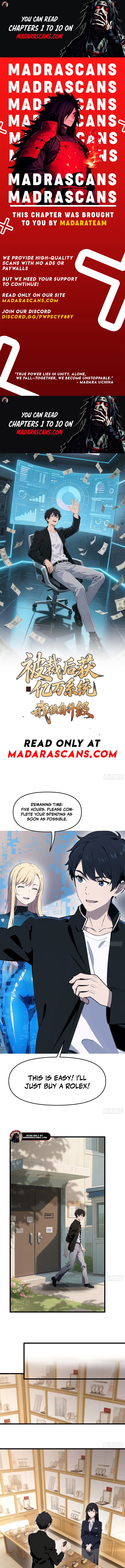 Read Bei Caiyuan Hou Huo Yiwan Xitong, Wo Duzi Shengji EN Manga Online