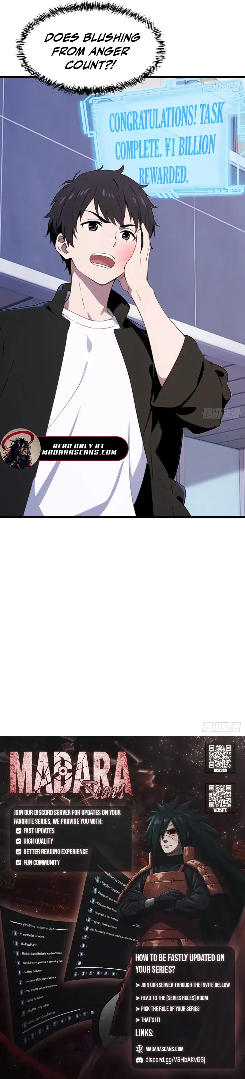 Read Bei Caiyuan Hou Huo Yiwan Xitong, Wo Duzi Shengji EN Manga Online