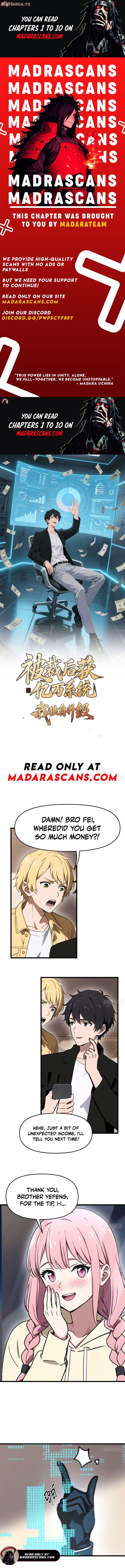 Read Bei Caiyuan Hou Huo Yiwan Xitong, Wo Duzi Shengji EN Manga Online