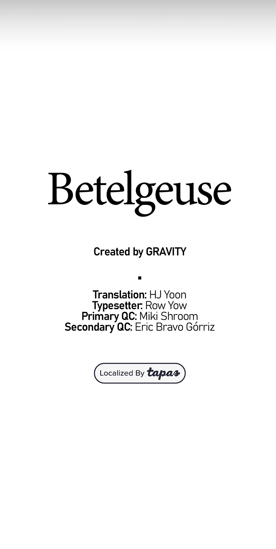 Read Betelgeuse EN Manga Online