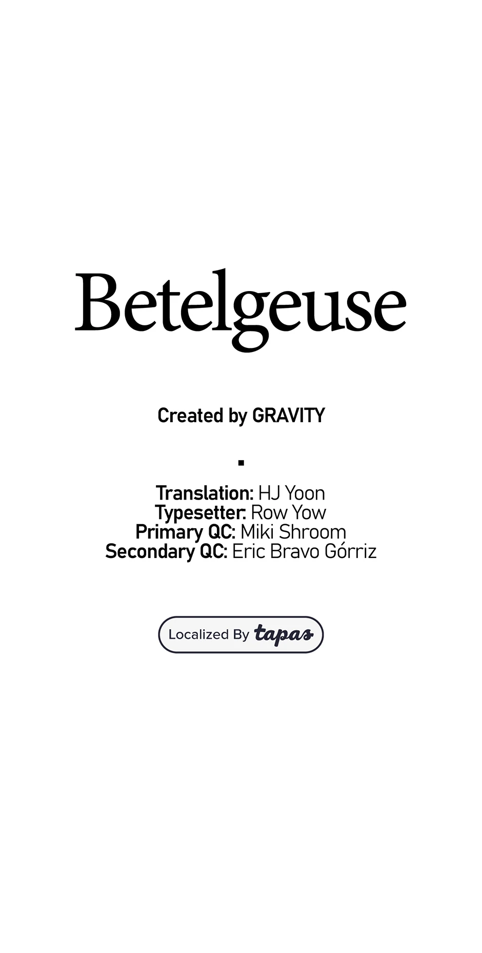 Read Betelgeuse EN Manga Online