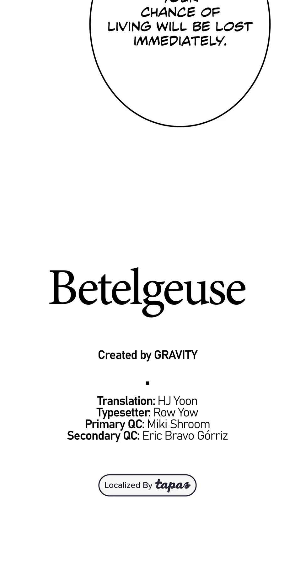 Read Betelgeuse EN Manga Online