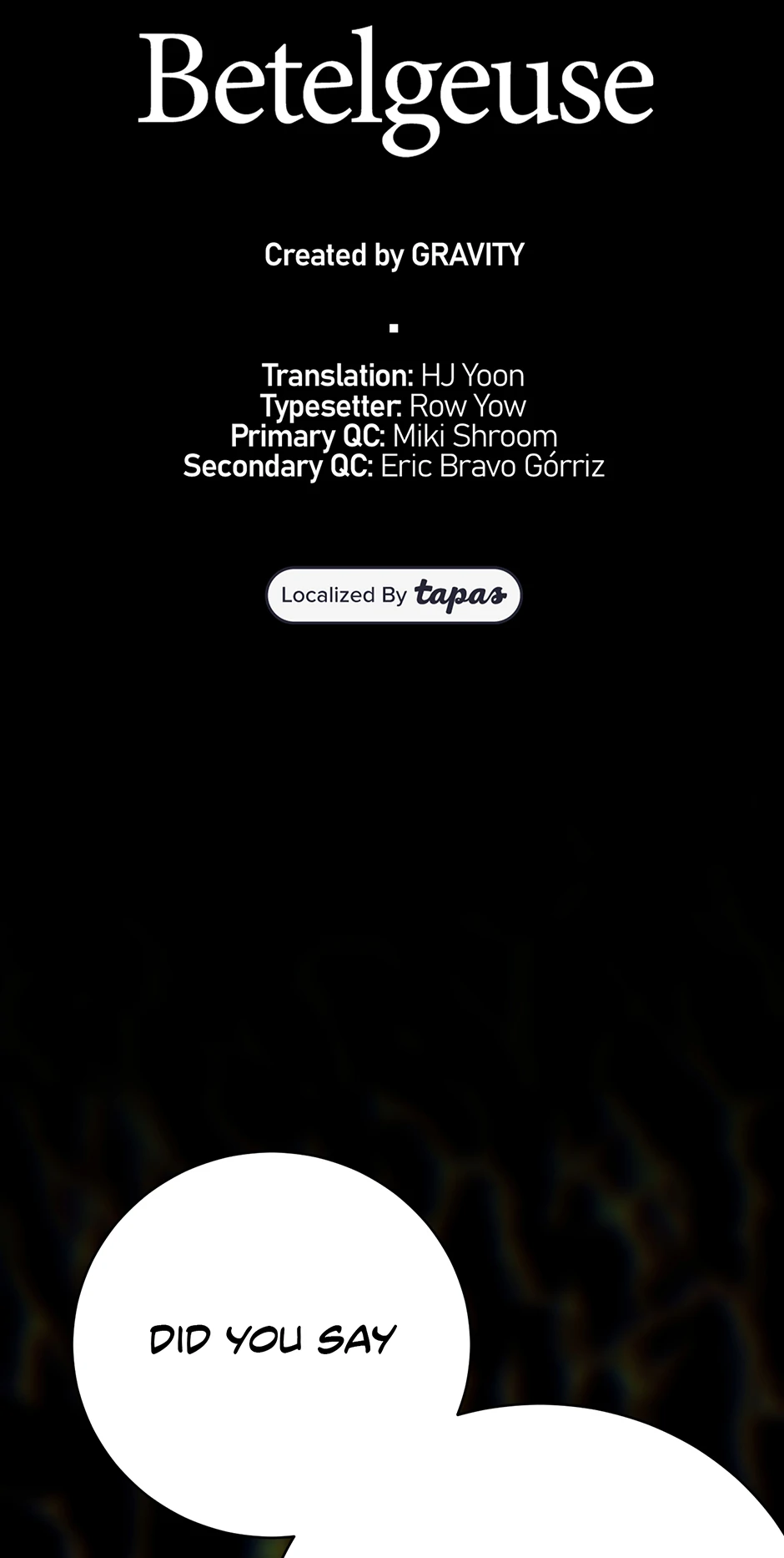 Read Betelgeuse EN Manga Online