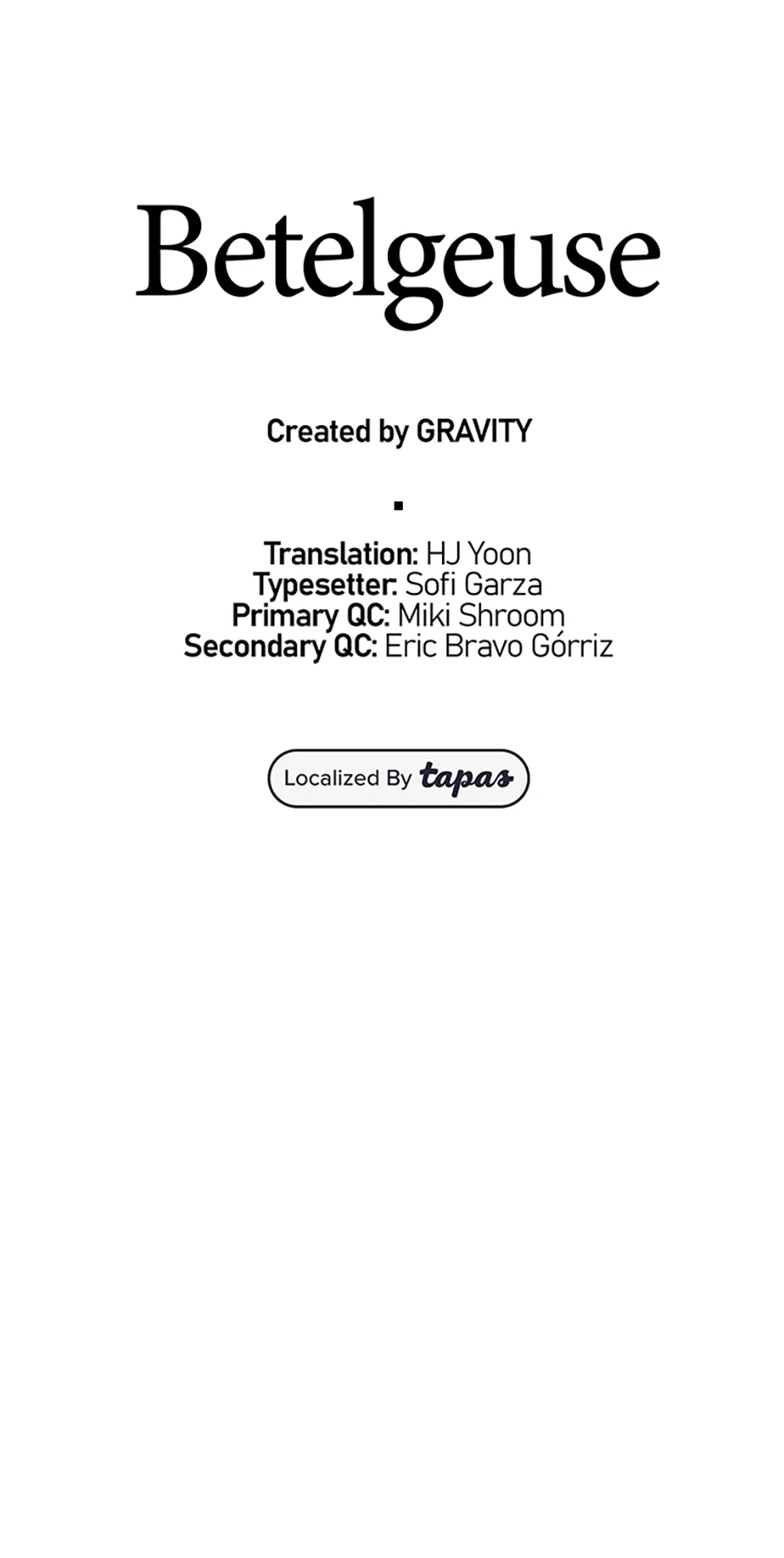 Read Betelgeuse EN Manga Online