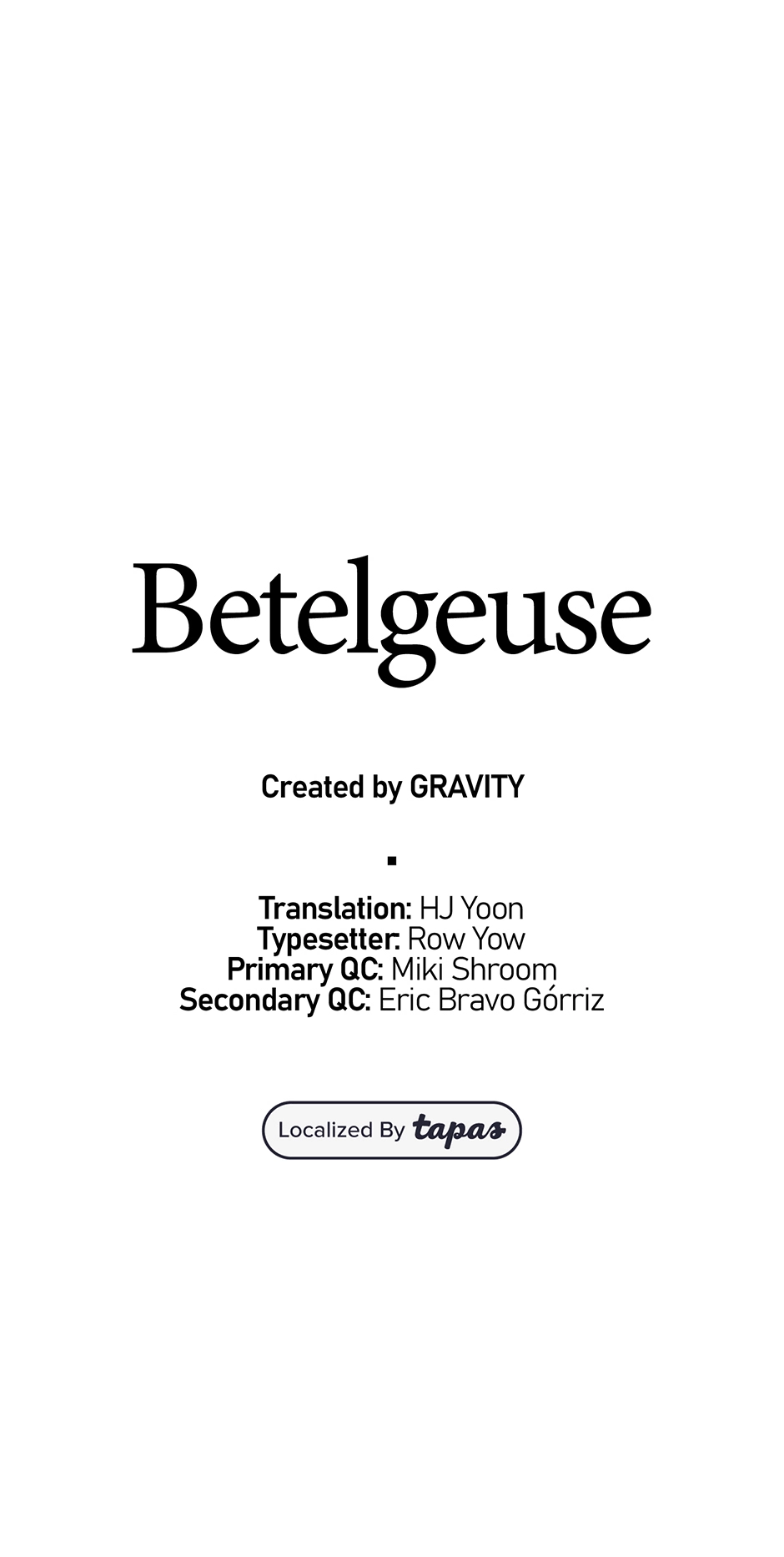Read Betelgeuse EN Manga Online
