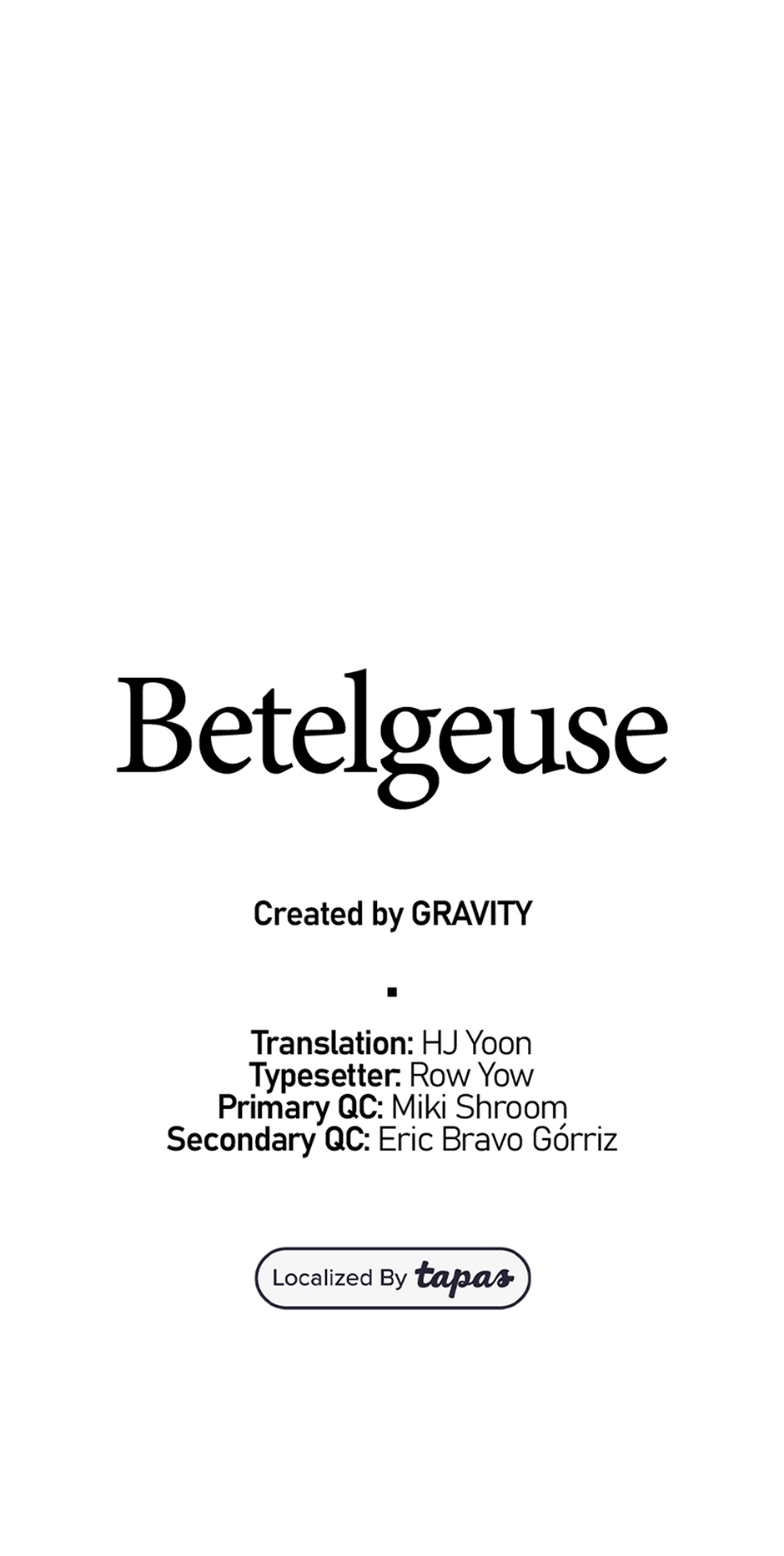 Read Betelgeuse EN Manga Online