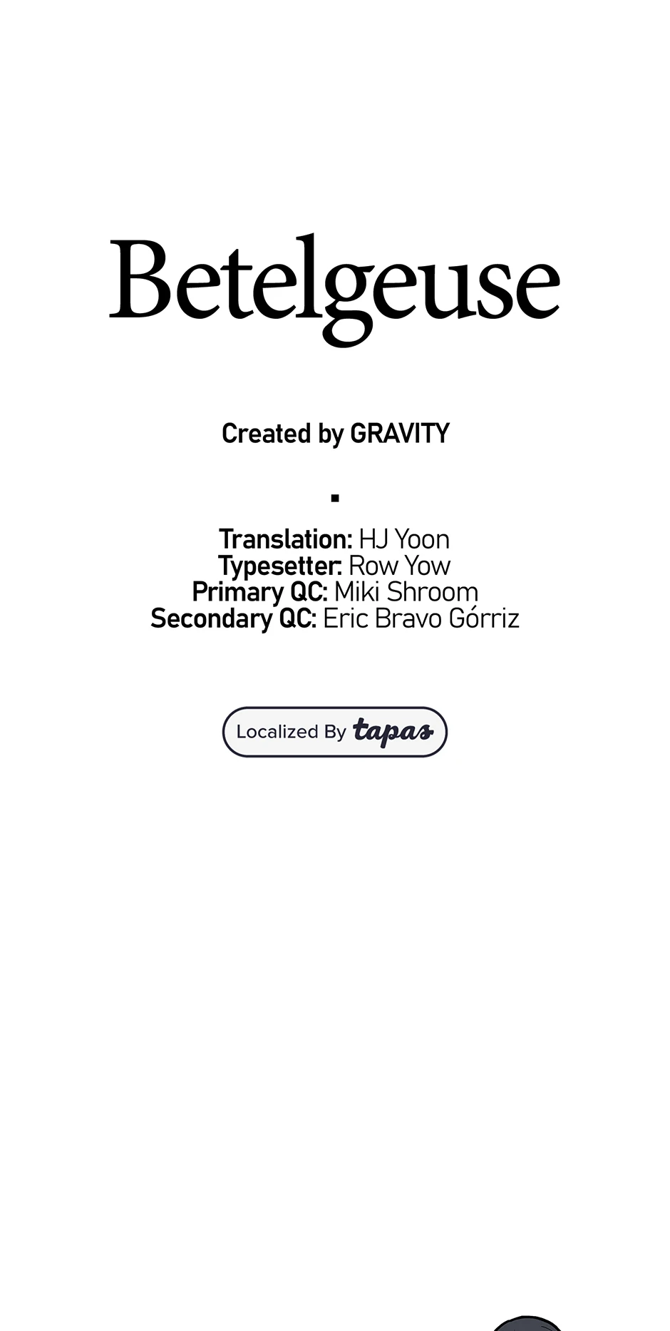 Read Betelgeuse EN Manga Online