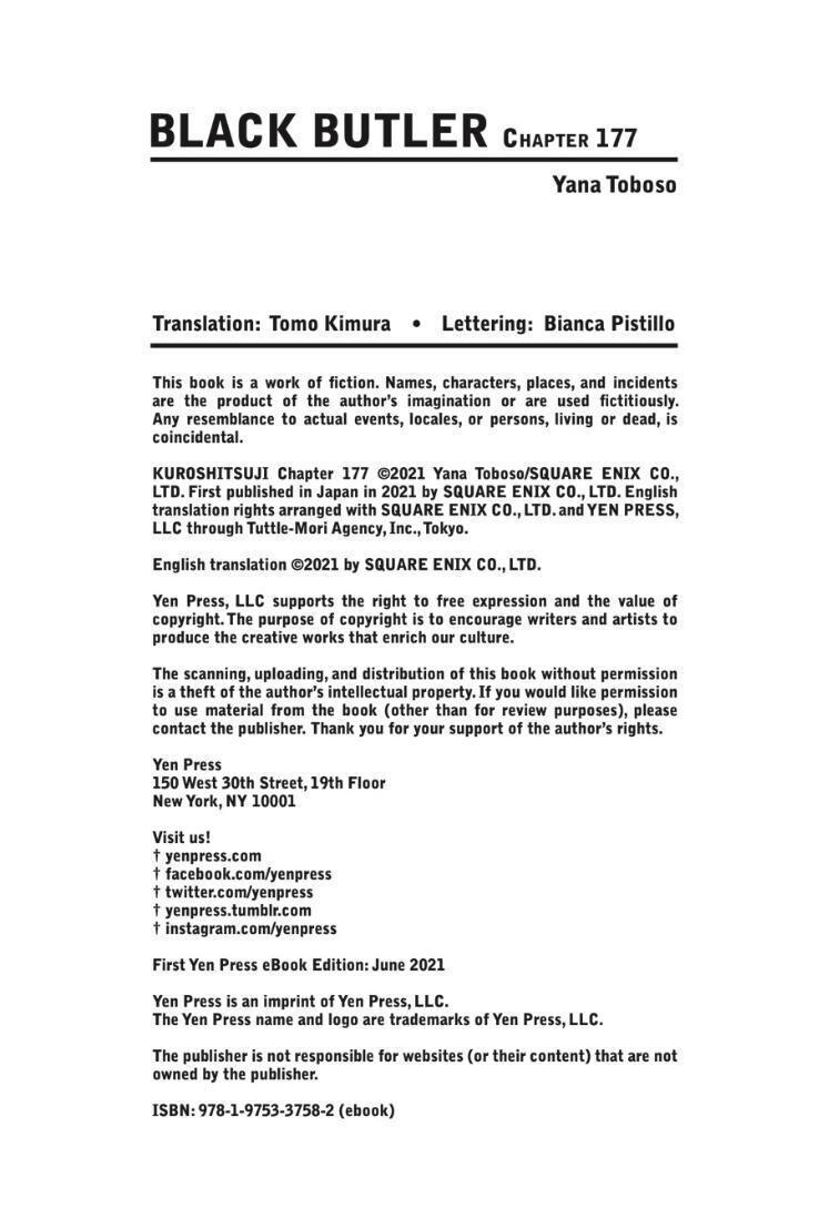 Read Black Butler EN Manga Online