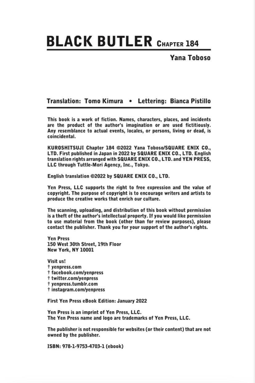 Read Black Butler EN Manga Online