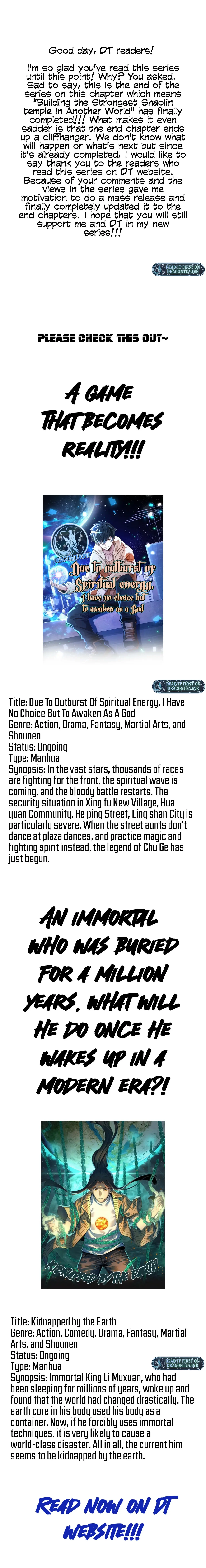 Read Dazao Yi Jie Zui Qiang Shaolin Si EN Manga Online