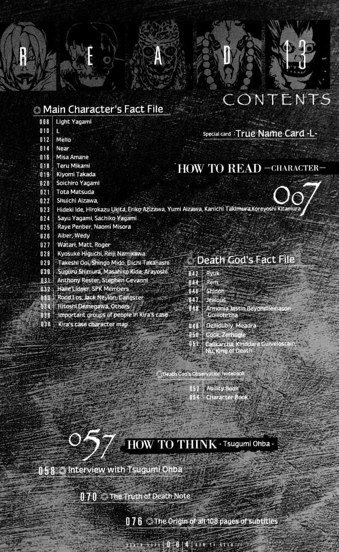 Read Death Note EN Manga Online