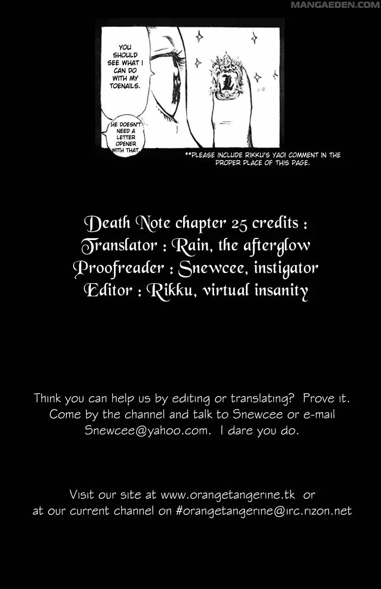 Read Death Note EN Manga Online