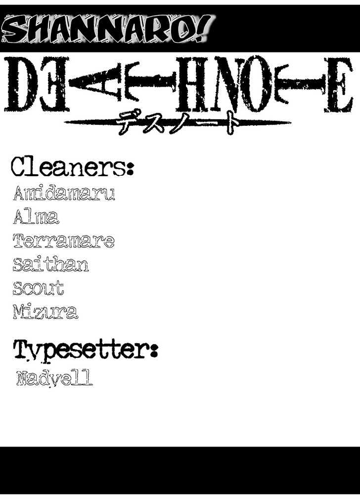 Read Death Note EN Manga Online