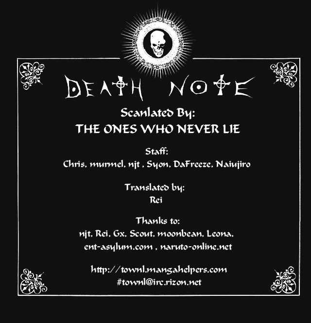 Read Death Note EN Manga Online