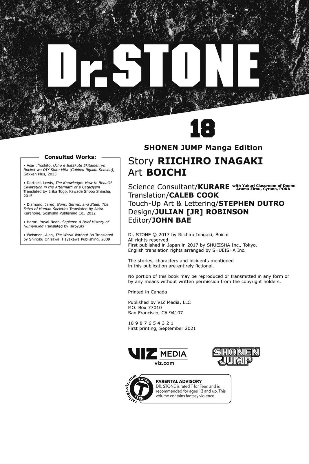 Read Dr. STONE EN Manga Online