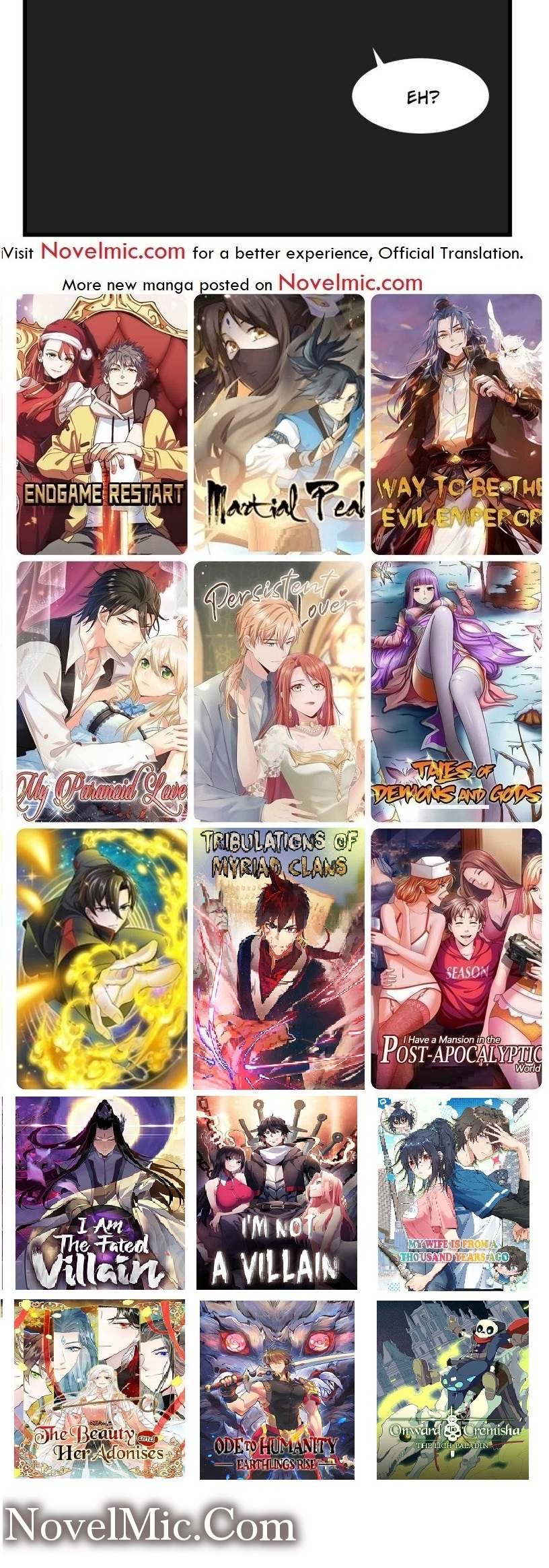 Read Endgame Restart EN Manga Online