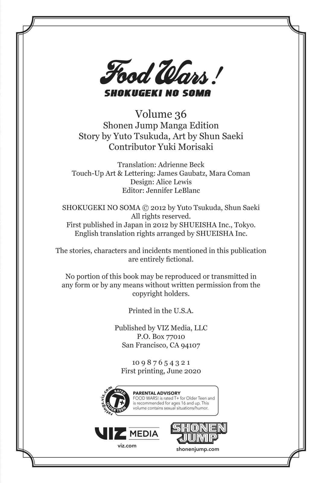 Read Food Wars! Shokugeki no Soma EN Manga Online