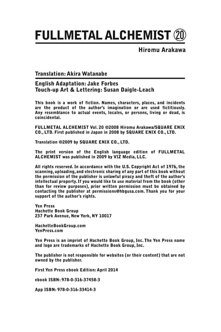 Read Fullmetal Alchemist EN Manga Online