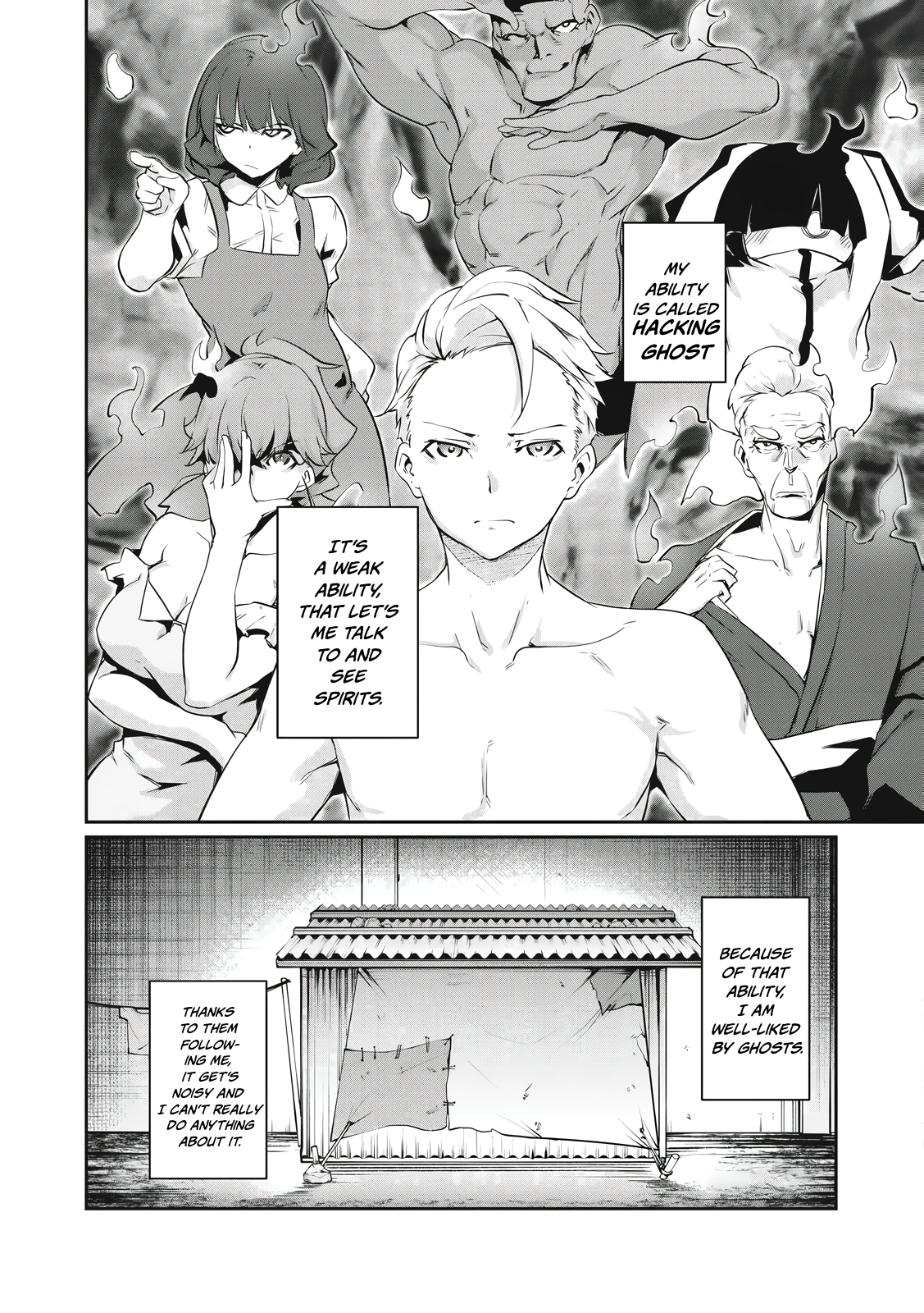 Read Hacking Ghost Karada ni shika Kachi no Nai Gakuen EN Manga Online