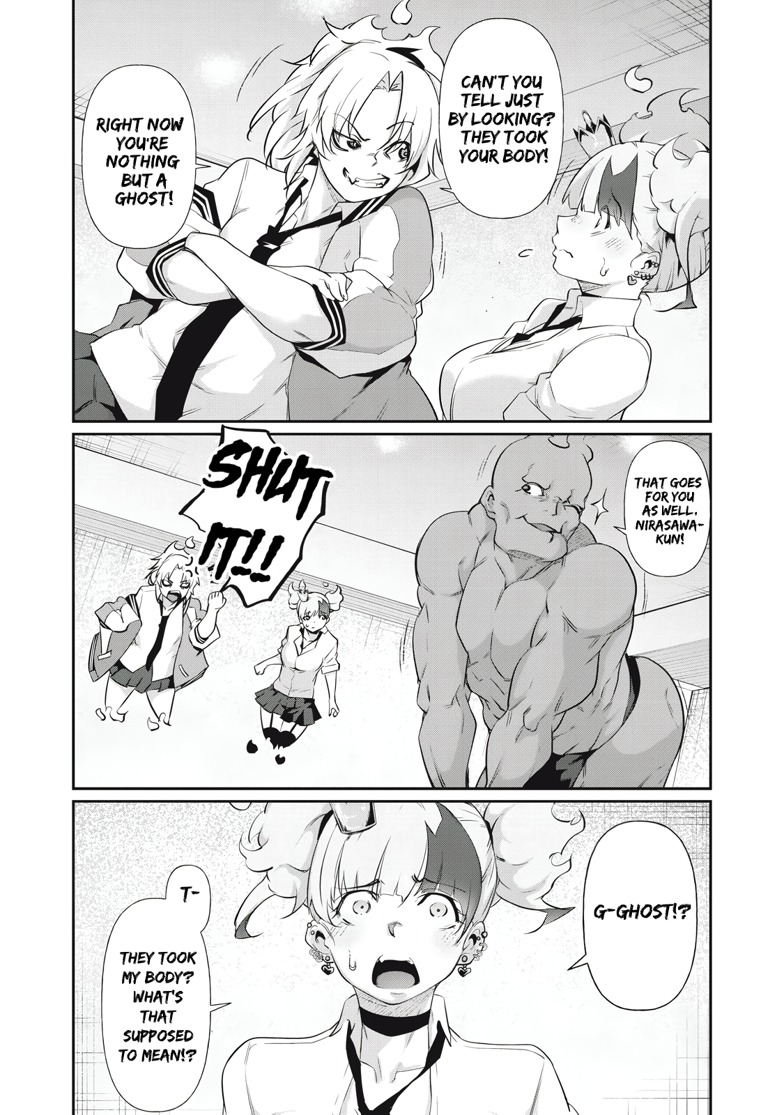 Read Hacking Ghost Karada ni shika Kachi no Nai Gakuen EN Manga Online