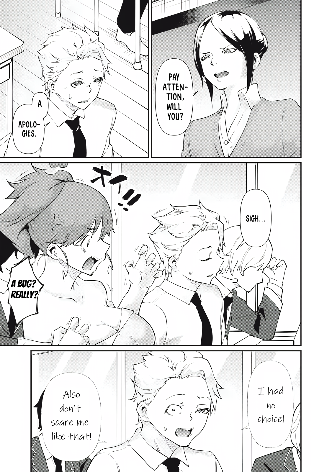 Read Hacking Ghost Karada ni shika Kachi no Nai Gakuen EN Manga Online