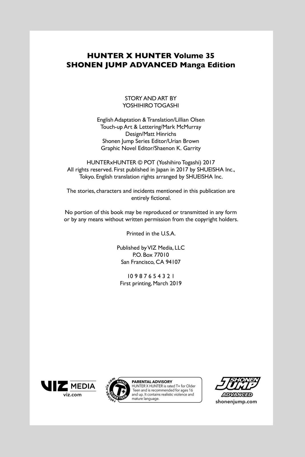 Read Hunter x Hunter EN Manga Online