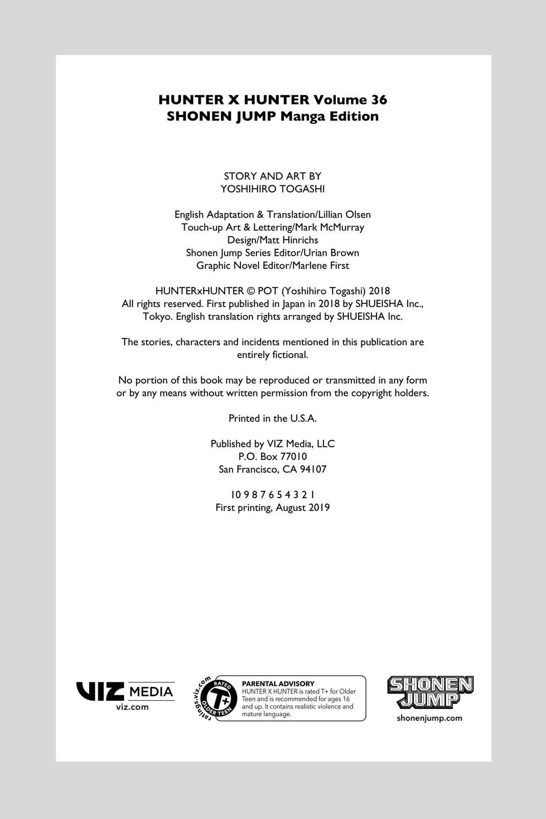 Read Hunter x Hunter EN Manga Online