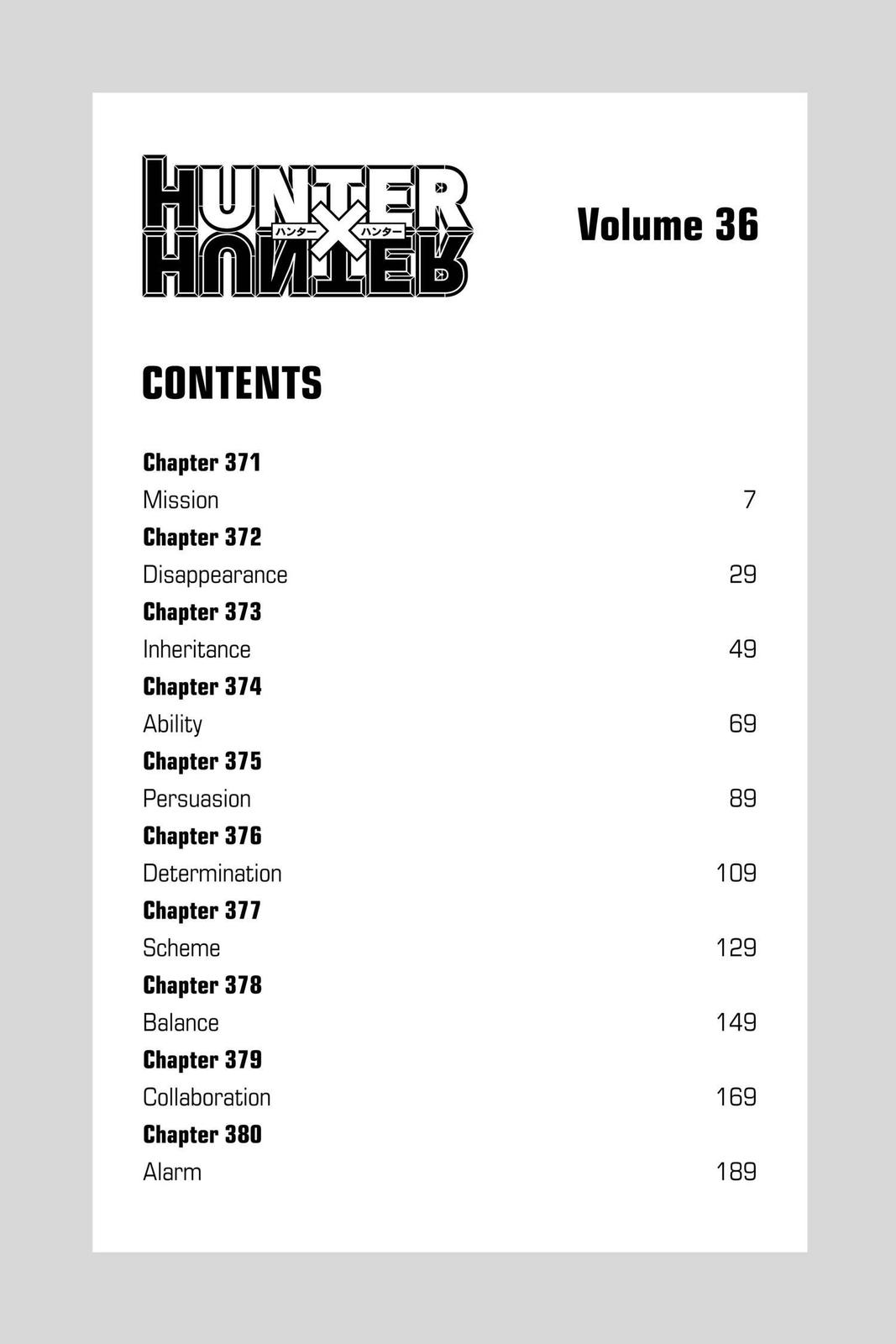 Read Hunter x Hunter EN Manga Online