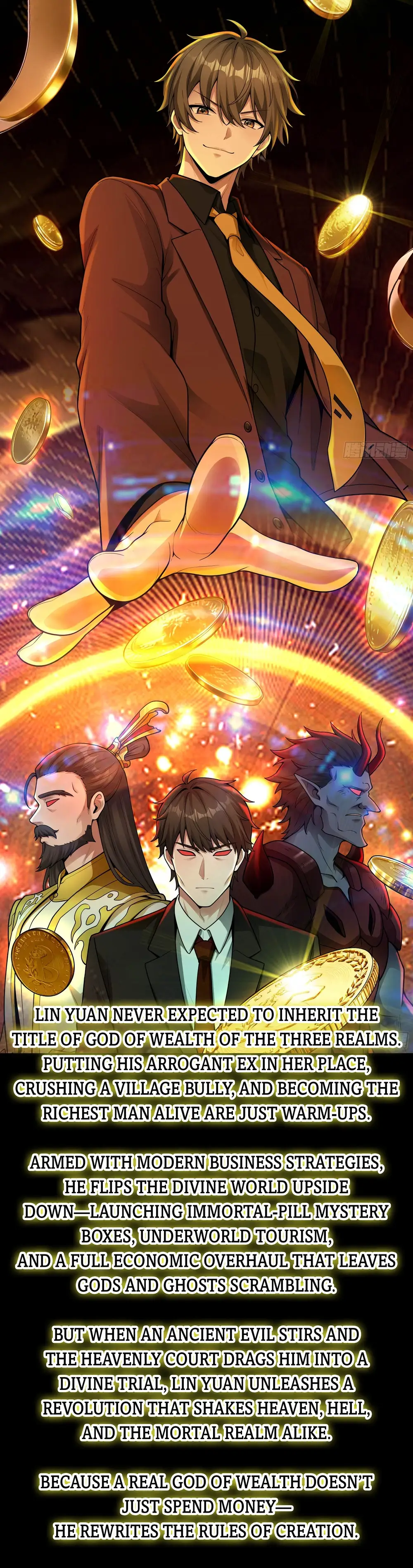 Read I Became the God of Wealth in the Three Realms EN Manga Online