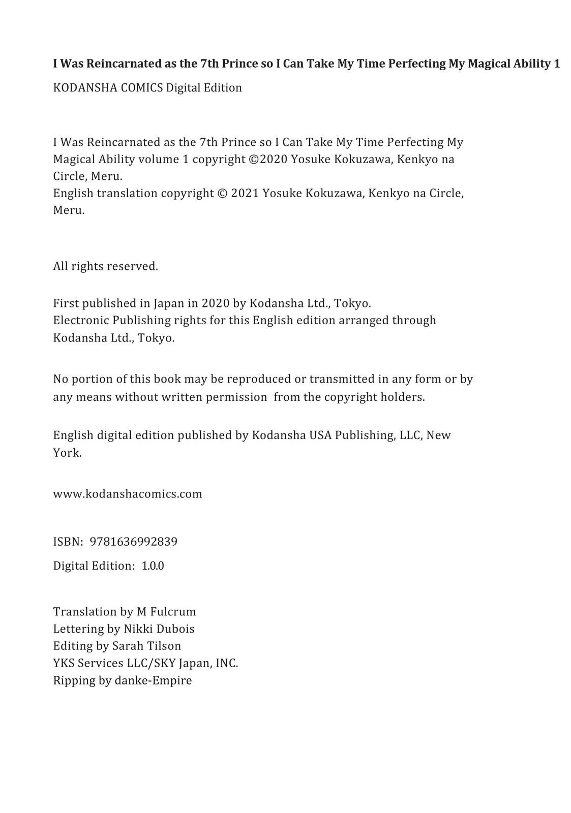 Read I Was Reincarnated as the 7th Prince so I Can Take My Time Perfecting My Magical Ability EN Manga Online