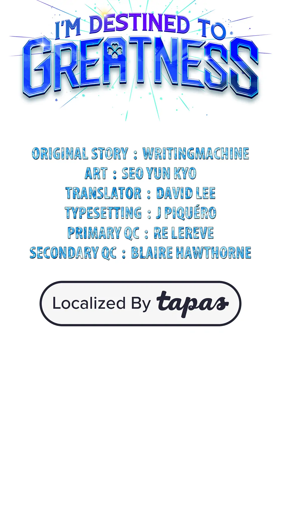 Read I'm Destined to Greatness EN Manga Online